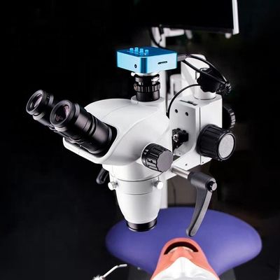 Qualität  China Metal Microscope Oral Stereo Endodontic Lap Dental Working Dental Digital Microscope With Camera usine